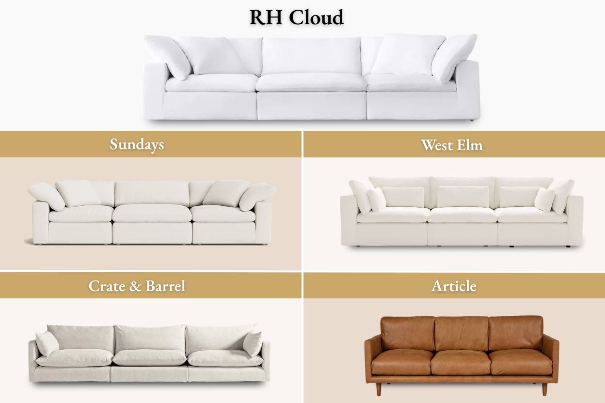 Comparison With Competitors of rh cloud sofa review